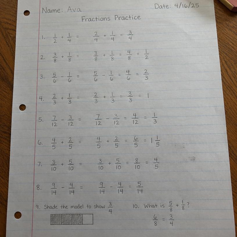 Maths page